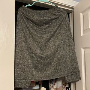 Gray Athletic Skirt
